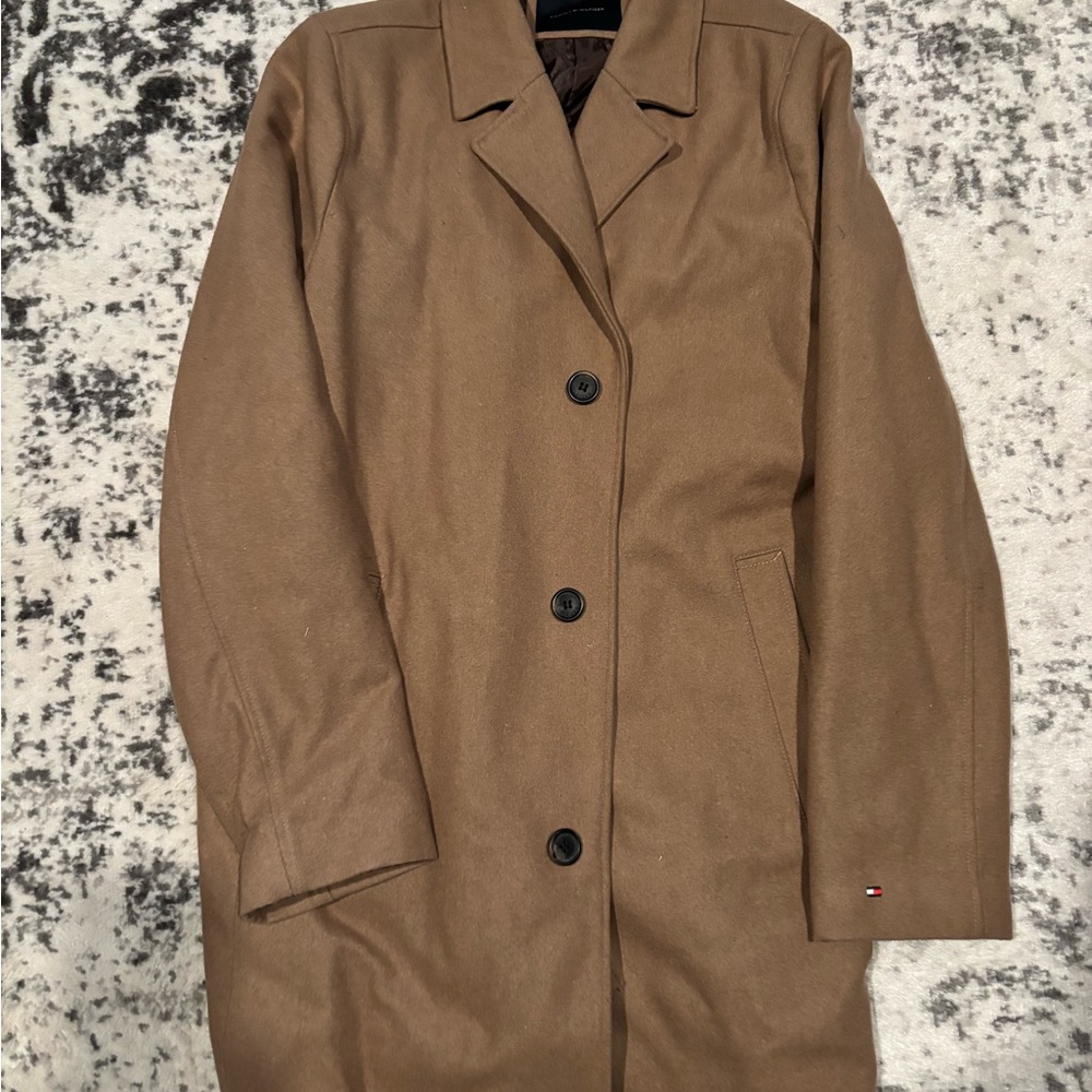 Tommy Hilfiger Camel Brown Trench Coat